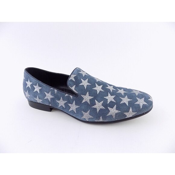 Kenneth Cole TROPHY Blue Mens Size 9.5M STAR Loafers & Slip Ons Shoes - Picture 1 of 6